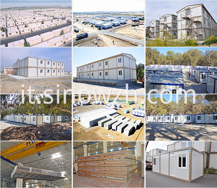 Container house usage standard house
